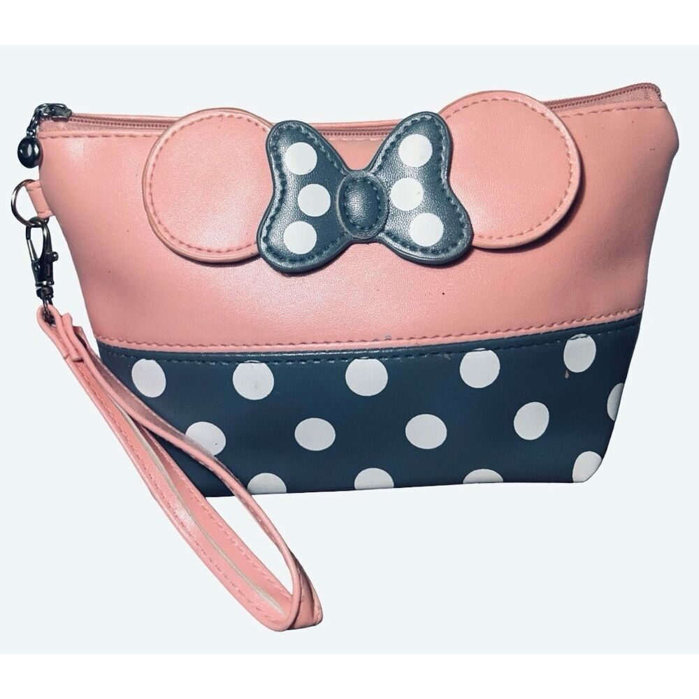 Minnie Mouse Wristlet Cosmetic Bag